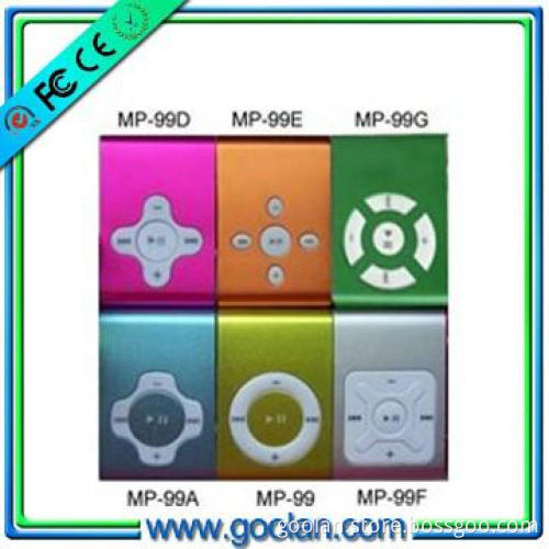MP99B colorful without screen mini clip mp3 player